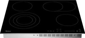 Midea Elektro-Kochfeld von SCHOTT CERAN® KF500IX, Metallrahmen