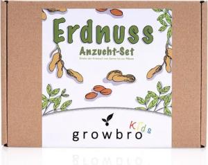 growbro Lernspielzeug Erdnuss Anzuchtset für kleine Forscher Lernt spielend die Natur kennen (Bekannt aus Social Media)