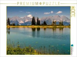 CALVENDO Puzzle CALVENDO Puzzle Speichersee auf der Seidelalm 1000 Teile Lege-Größe 64 x 48 cm Foto-Puzzle Bild von Peter Überall, 1000 Puzzleteile