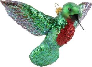 440s Christbaumschmuck 440s Christbaum-Hänger Kolibri grün-lila (1-tlg)