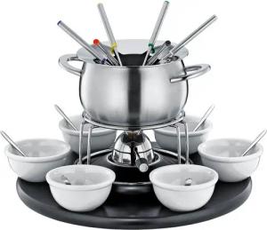 Spring Fondue CAROUSEL Fondue-Garnitur schwarz 22teilig