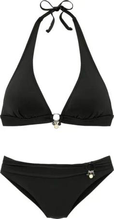 s.Oliver Triangel-Bikini Tonia mit herausnehmbaren Cups, im Nacken zu binden, im Rücken zu schließen