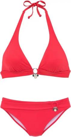 s.Oliver Triangel-Bikini Tonia mit herausnehmbaren Cups, im Nacken zu binden, im Rücken zu schließen