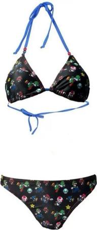 Super Mario Push-Up-Bikini SUPER MARIO Bikini Damen Badeanzug Nintendo