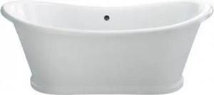 Casa Padrino Badewanne Badewanne freistehend 1800mm BAdm180 - Freistehende Retro Antik Badewanne