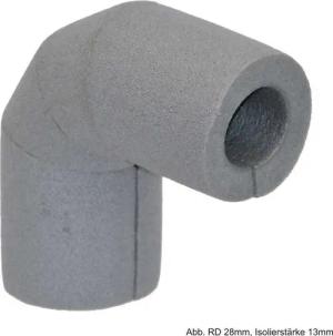 Isolierschlauch Isolierbogen 90° aus PE-Weichschaum, RD 28mm / Isolierstärke 25mm