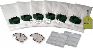 eVendix Staubsaugerbeutel passend für Vorwerk Kobold VK 140 / 150, passend für Vorwerk, 1 St., Vorwerk Kobold VK 140, 150
