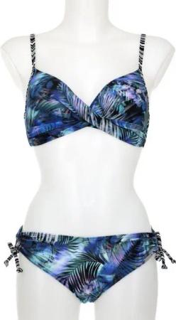 Sunmarin Bügel-Bikini Bikini SCHWARZ/BLAU