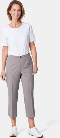 3/4-Professlan-Schlupfhose - grau - Gr. 46 von Goldner Fashion