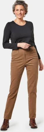 Cordhose mit Schlupfbund - camel - Gr. 52 von Goldner Fashion