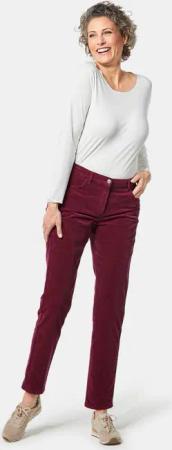 Hochwertige Sportsamthose in trendstarker Form - dunkelrot - Gr. 25 von Goldner Fashion