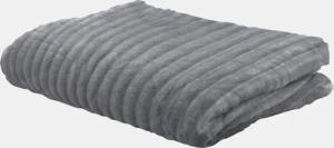 Fleece-Decke - grau - Gr. Einheitsgröße von Goldner Fashion