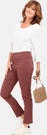 Super-Stretch-Schlupfhose - rostrot - Gr. 54 von Goldner Fashion