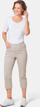 3/4-Jeansschlupfhose - stein - Gr. 19 von Goldner Fashion