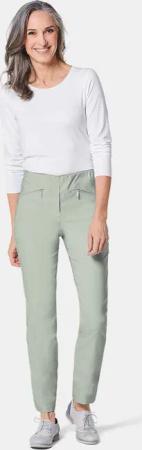 Schmale Bengalinhose LOUISA - graugrün - Gr. 25 von Goldner Fashion