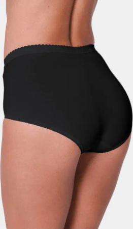 4er-Pack Taillenslip mit Spitzeneinsatz - schwarz - Gr. 42 von Goldner Fashion