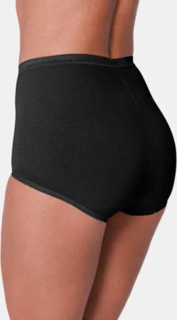 Baumwoll-Taillenslip mit Elasthan im 2er-Pack - schwarz - Gr. 54 von Goldner Fashion
