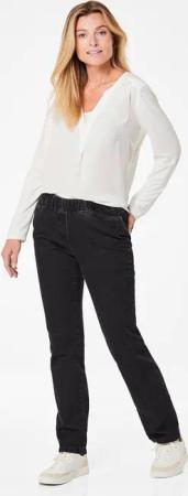 Klassische Schlupfjeans CARLA - schwarz - Gr. 275 von Goldner Fashion