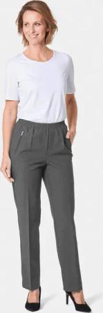 Pflegeleichte Reiseschlupfhose CARLA - anthrazit - Gr. 54 von Goldner Fashion