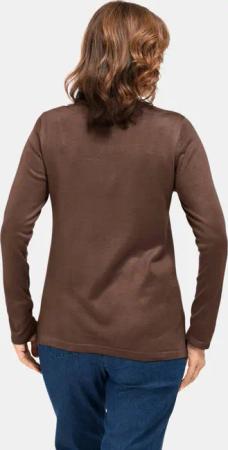 Unkomplizierter Stehbundpullover - taupe - Gr. 22 von Goldner Fashion