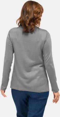 Unkomplizierter Stehbundpullover - grau - Gr. 48 von Goldner Fashion