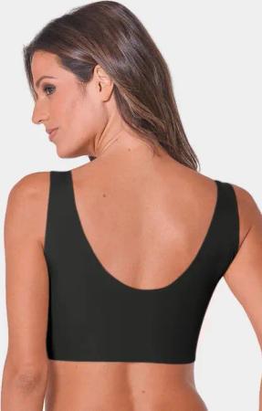 Glattes Bustier mit eingearbeiteten Schalen - schwarz - Gr. S von Goldner Fashion