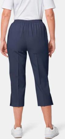 Pflegeleichte Capri-Schlupfhose - marine - Gr. 42 von Goldner Fashion