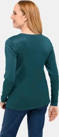Unkomplizierter Pullover mit V-Ausschnitt - petrol - Gr. 40 von Goldner Fashion