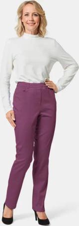 Schlupfhose LOUISA aus Baumwoll-Satin - aubergine - Gr. 26 von Goldner Fashion
