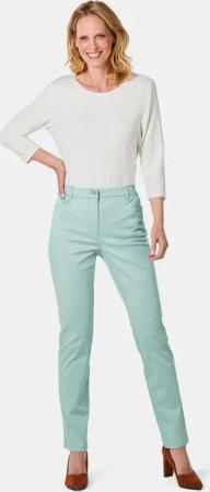 Satin-Baumwollhose LOUISA - mint - Gr. 235 von Goldner Fashion