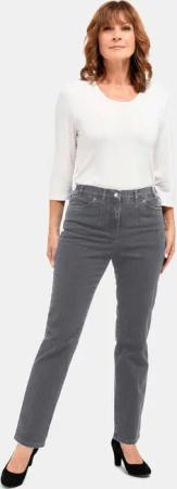 Jeanshose Comfort-Schnitt - anthrazit - Gr. 44 von Goldner Fashion