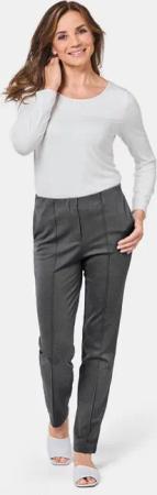 Jerseyschlupfhose - anthrazit - Gr. 52 von Goldner Fashion
