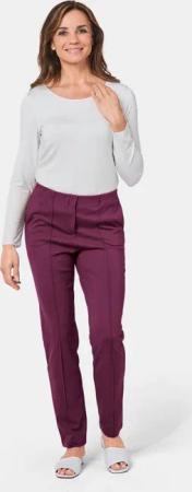 Jerseyschlupfhose - aubergine - Gr. 42 von Goldner Fashion