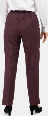 Schurwoll-Schlupfhose - bordeaux / melange - Gr. 235 von Goldner Fashion