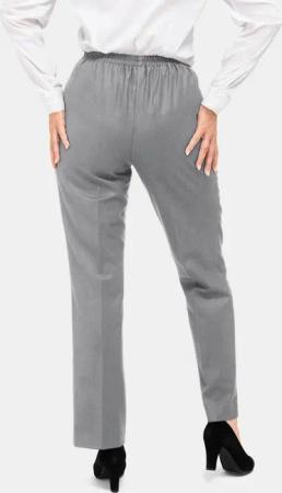 Schurwoll-Schlupfhose - grau / melange - Gr. 27 von Goldner Fashion