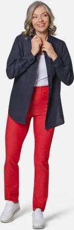 Leinenbluse - marine - Gr. 25 von Goldner Fashion
