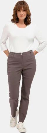 Super-Stretch-Hose - taupe - Gr. 20 von Goldner Fashion