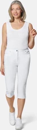 Caprihose - weiß - Gr. 52 von Goldner Fashion