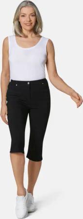 Caprihose - schwarz - Gr. 22 von Goldner Fashion