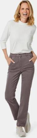 Hose in weicher, stretchbequemer Qualität - taupe - Gr. 255 von Goldner Fashion