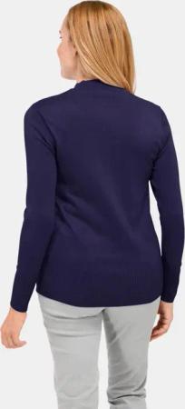 Schicker Pullover in Setoptik mit Glitzersteinchen - dunkelblau - Gr. 21 von Goldner Fashion