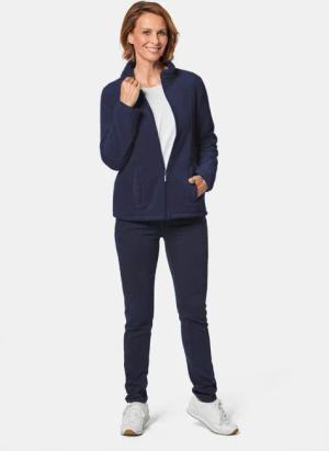 Kuschelweiche Fleece-Jacke - marine - Gr. 23 von Goldner Fashion