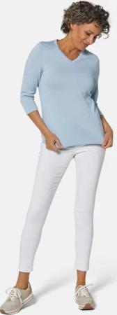 Pullover in hochwertiger Qualität - hellblau - Gr. 48 von Goldner Fashion