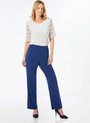 Bequeme Slinky-Hose VERA - royalblau - Gr. 27 von Goldner Fashion