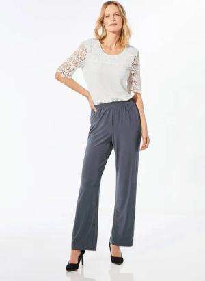 Bequeme Slinky-Hose VERA - anthrazit - Gr. 21 von Goldner Fashion