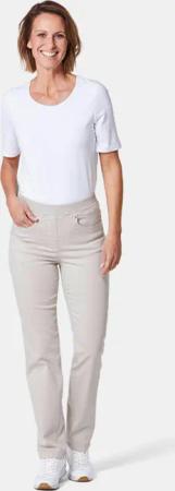 Jeansschlupfhose - stein - Gr. 50 von Goldner Fashion