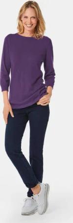 Pullover aus hochwertigem Garn - lila - Gr. 23 von Goldner Fashion