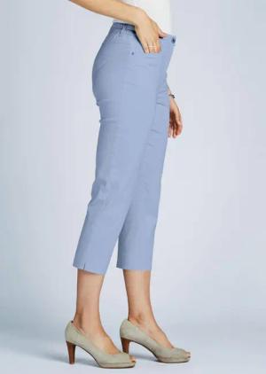 7/8-Baumwollhose Comfort-Schnitt - hellblau - Gr. 26 von Goldner Fashion