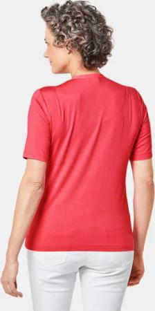 Shirt mit Schluppe - koralle - Gr. 20 von Goldner Fashion