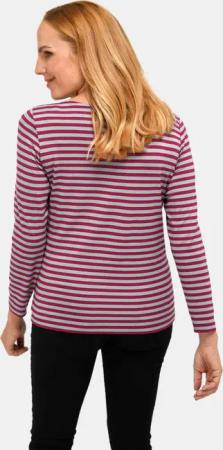 Buntgewirktes Ringelshirt - bordeaux / grau - Gr. 22 von Goldner Fashion